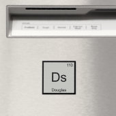 Douglas Name Chemistry Element Periodic Table Magnet (In Situ (Geschirrspüler))