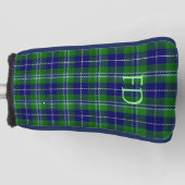Douglas Offiziell Tartan mit Monogramm/Initialen Golf Headcover (Vorderseite)