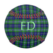Douglas Offiziell Tartan mit Monogramm/Name Baseball (Rückseite)