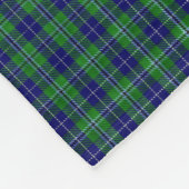 Douglas Offiziell Tartan mit Monogramm/Name Fleecedecke (Ecke)