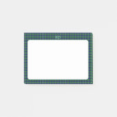 Douglas Offiziell Tartan mit Monogramm/Name Post-it Klebezettel (Vorderseite)