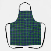 Douglas Offiziell Tartan mit Monogramm/Name Schürze (Vorderseite)