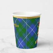 Douglas Personalisiert Tartan Christmas Pappbecher (Rechts)