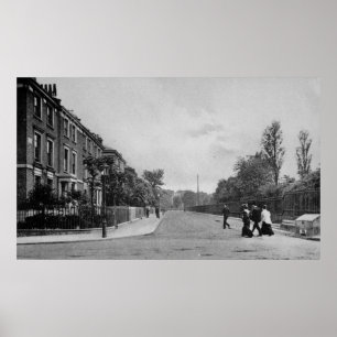 Douglas Road, Canonbury, Islington, c.1905 Poster