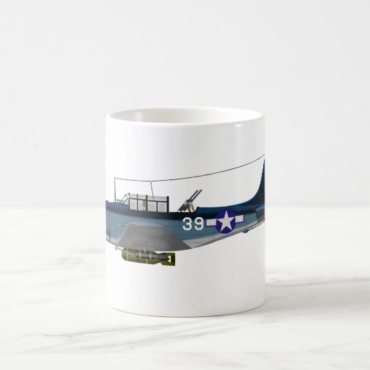 Douglas SBD-5 Dauntless Kaffeetasse (Mittel)