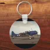 Douglas, SBD Dauntless,_Classic Aviation Schlüsselanhänger (Vorderseite)