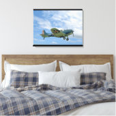Douglas SBD Dauntless, Flying, Side_WWII-Flugzeug Leinwanddruck (Insitu (Schlafzimmer))