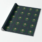 Douglas Scottish Clan Tartan & Crest Geschenkpapier (Ungerollt)