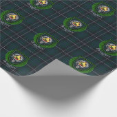 Douglas Scottish Clan Tartan & Crest Geschenkpapier (Ecke)