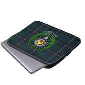 Douglas Scottish Clan Tartan & Crest Laptopschutzhülle (Vorne Knopf)