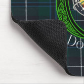 Douglas Scottish Clan Tartan & Crest Mousepad (Ecke)