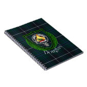 Douglas Scottish Clan Tartan & Crest Notizblock (Rechte Seite)