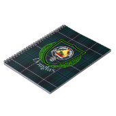 Douglas Scottish Clan Tartan & Crest Notizblock (Linke Seite)
