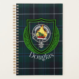 Douglas Scottish Clan Tartan & Crest Planer