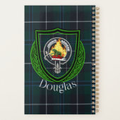 Douglas Scottish Clan Tartan & Crest Planer (Rückseite)