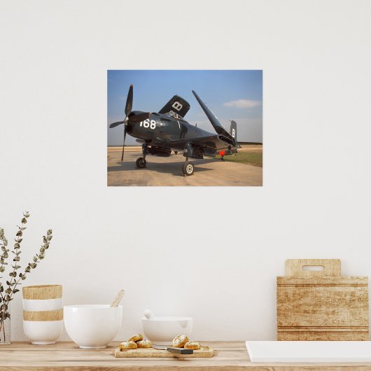 Douglas, Skyraider, 1949_Classic Aviation Poster (Küche)