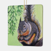 Douglas Squirrel Painting Keramikornament (Links)