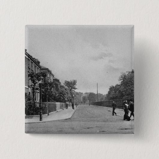 Douglas-Straße, Canonbury, Islington, c.1905 Button (Vorderseite)