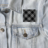 Douglas tartan black grau kariert button (Beispiel)