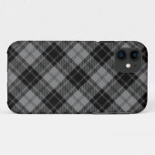 Douglas tartan black grau kariert Case-Mate iPhone hülle (Rückseite (Horizontal))