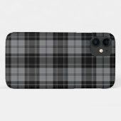 Douglas tartan black grau kariert Case-Mate iPhone hülle (Rückseite (Horizontal))