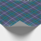 Douglas Tartan mit Nachname Geschenkpapier (Ecke)
