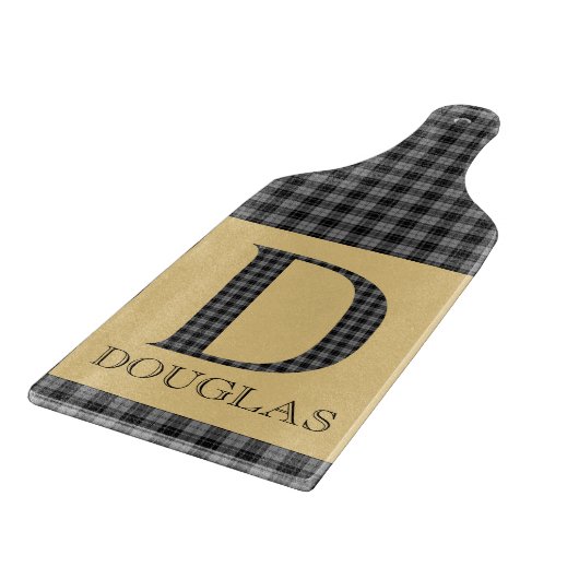 Douglas Tartan Monogram D Cutting Board Schneidebrett (Ecke)