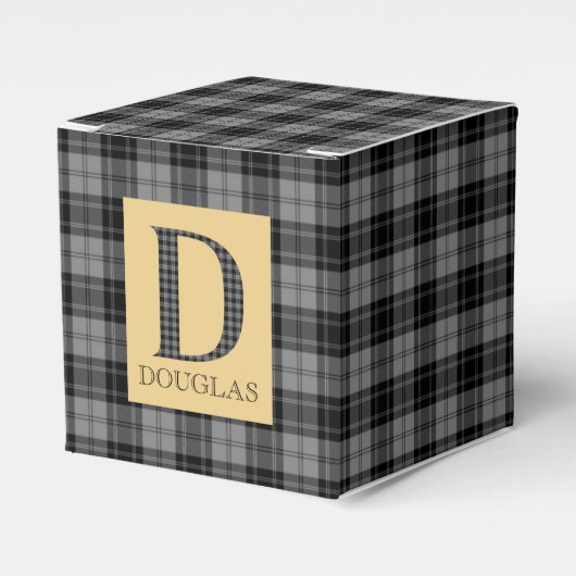 Douglas Tartan Monogram D Geschenkschachtel (Vorderseite)