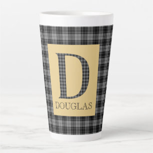 Douglas Tartan Monogram D Milchtasse