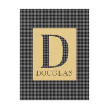 Douglas Tartan Monogram D