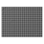 Douglas Vesitarium Kariertes Schwarzes Grau Tischdecke (Vorderseite (Horizontal))
