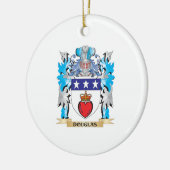 Douglas-Wappen - Familienwappen Keramik Ornament (Links)