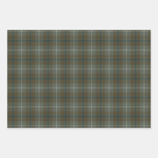 Douglas Weathered Original Scottish Tartan Geschenkpapier Set (Vorderseite)
