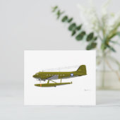 Douglas XC-47 Postkarte (Stehend Vorderseite)