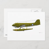 Douglas XC-47 Postkarte (Vorne/Hinten)