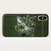 Douglastartan-Löwe Case-Mate iPhone Hülle (Rückseite (Horizontal))