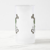 Douglastartan-Schädel-Tasse Mattglas Bierglas (Mittel)