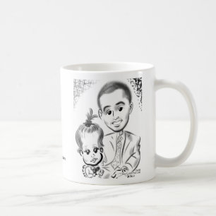 Douglaston Taufe Caricatures 2014b Kaffeetasse