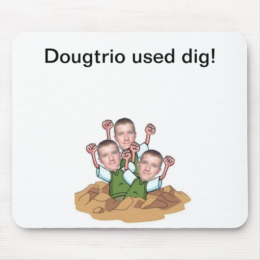 Dougtrio Mausunterlagen Mousepad (Vorne)