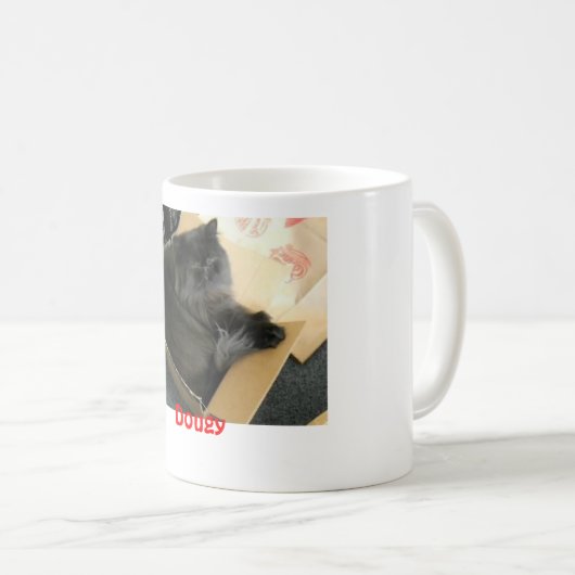 Dougy die persische Katze Kaffeetasse (VorderseiteRechts)
