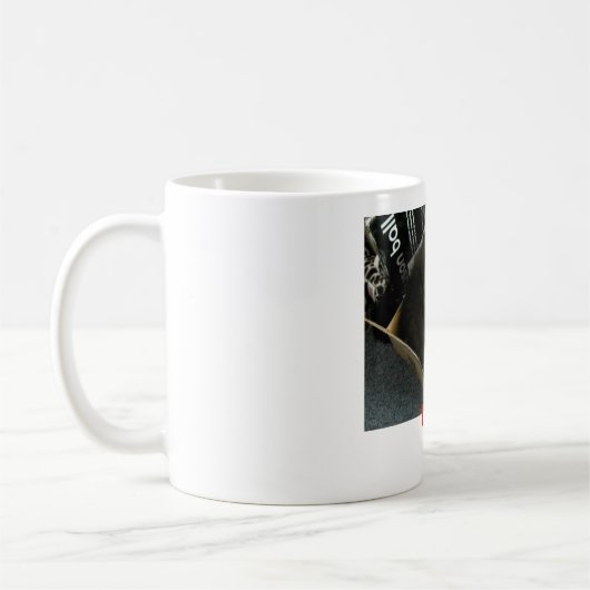 Dougy die persische Katze Kaffeetasse (Links)