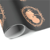 Doula Baby schwanger Floral Doula Midfrau Geburt Geschenkpapier (Rolleneckpunkt)