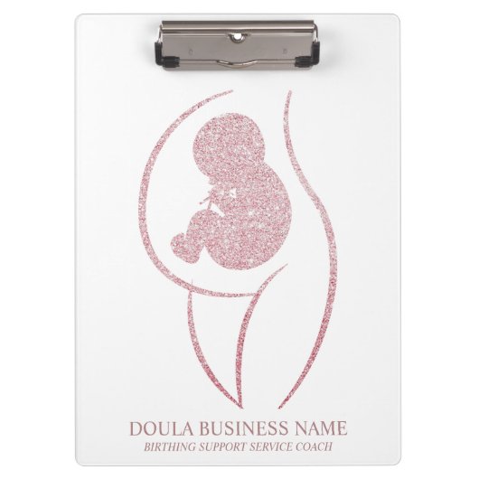 Doula & Birth Coach Custom Klemmbrett (Vorderseite)
