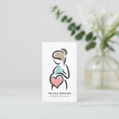 Doula Birth Coach Lactation Berater Midfrau Visitenkarte (Stehend Vorderseite)