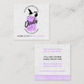 Doula Birth Coach Quadratische Visitenkarte (Vorne/Hinten)