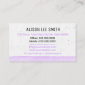 Doula Birth Coach REFENDE Visitenkarte (Rückseite)