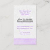 Doula Birth Coach Visitenkarte (Rückseite)