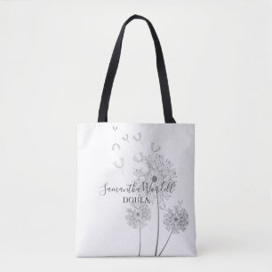 Doula Birth Services Delicate Blume Tasche