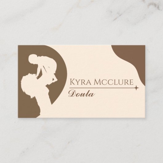 Doula Business Card Visitenkarte (Vorderseite)