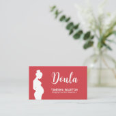 Doula Custom QR Visitenkarte (Stehend Vorderseite)